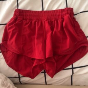 - lululemon hotty hot shorts
